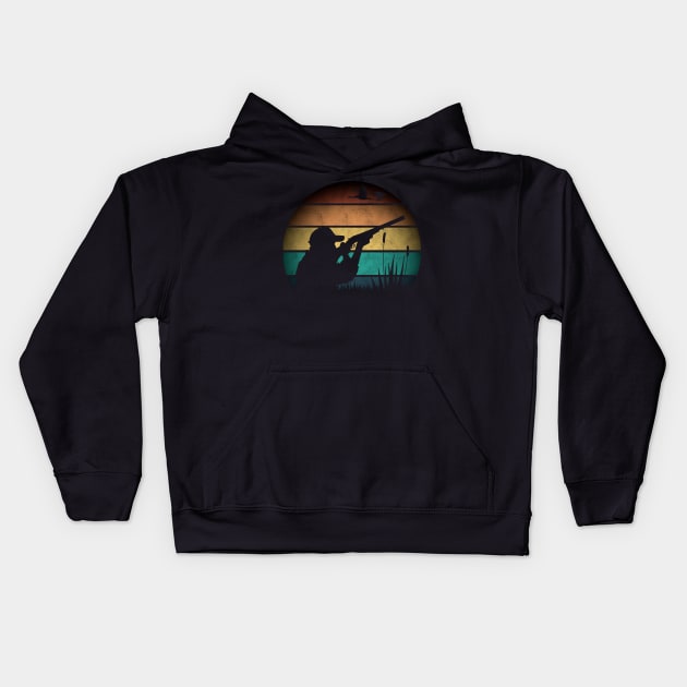 Wild Goose Hunting Kids Hoodie by Wild Catch